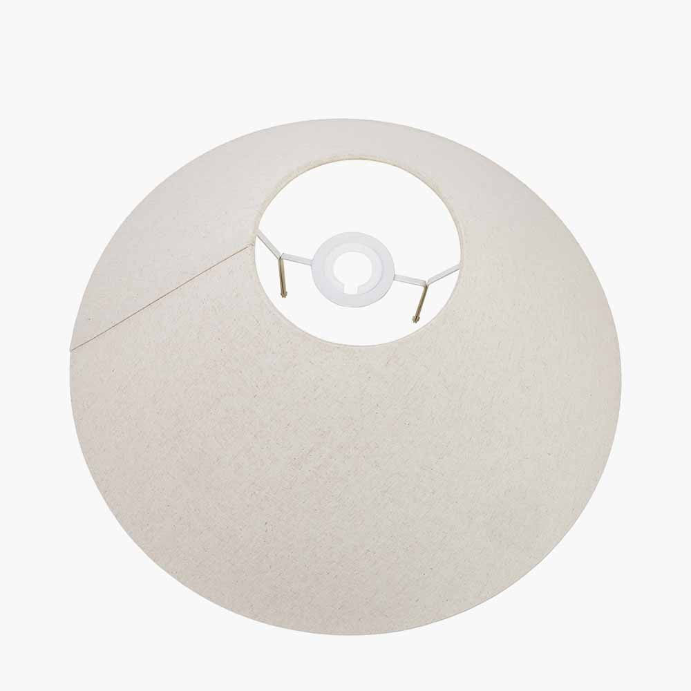 Harley 60cm Slubby Hopsack Empire Lampshade – Classic Natural Shade for Modern UK Homes