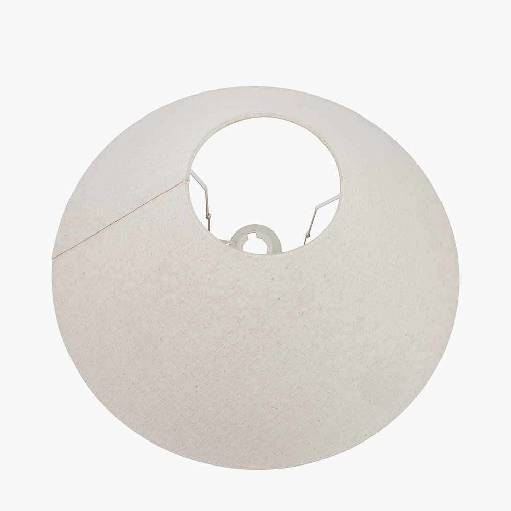 Harley 60cm Slubby Hopsack Empire Lampshade – Classic Natural Shade for Modern UK Homes