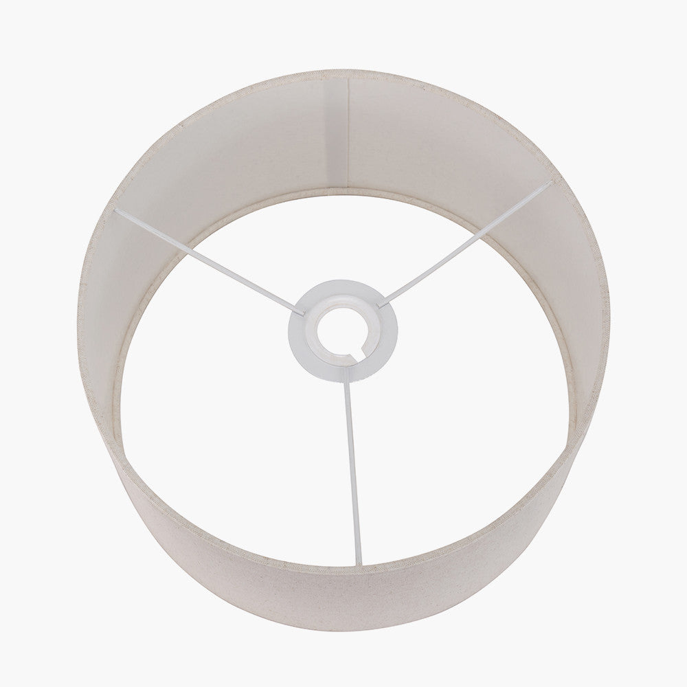 Quinn 30cm Slubby Hopsack Cylinder Shade