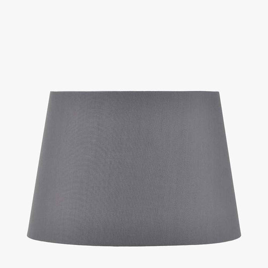 Adelaide 30cm Steel Grey Tapered Cotton Mix Lampshade – Contemporary Sophistication for Every Interior