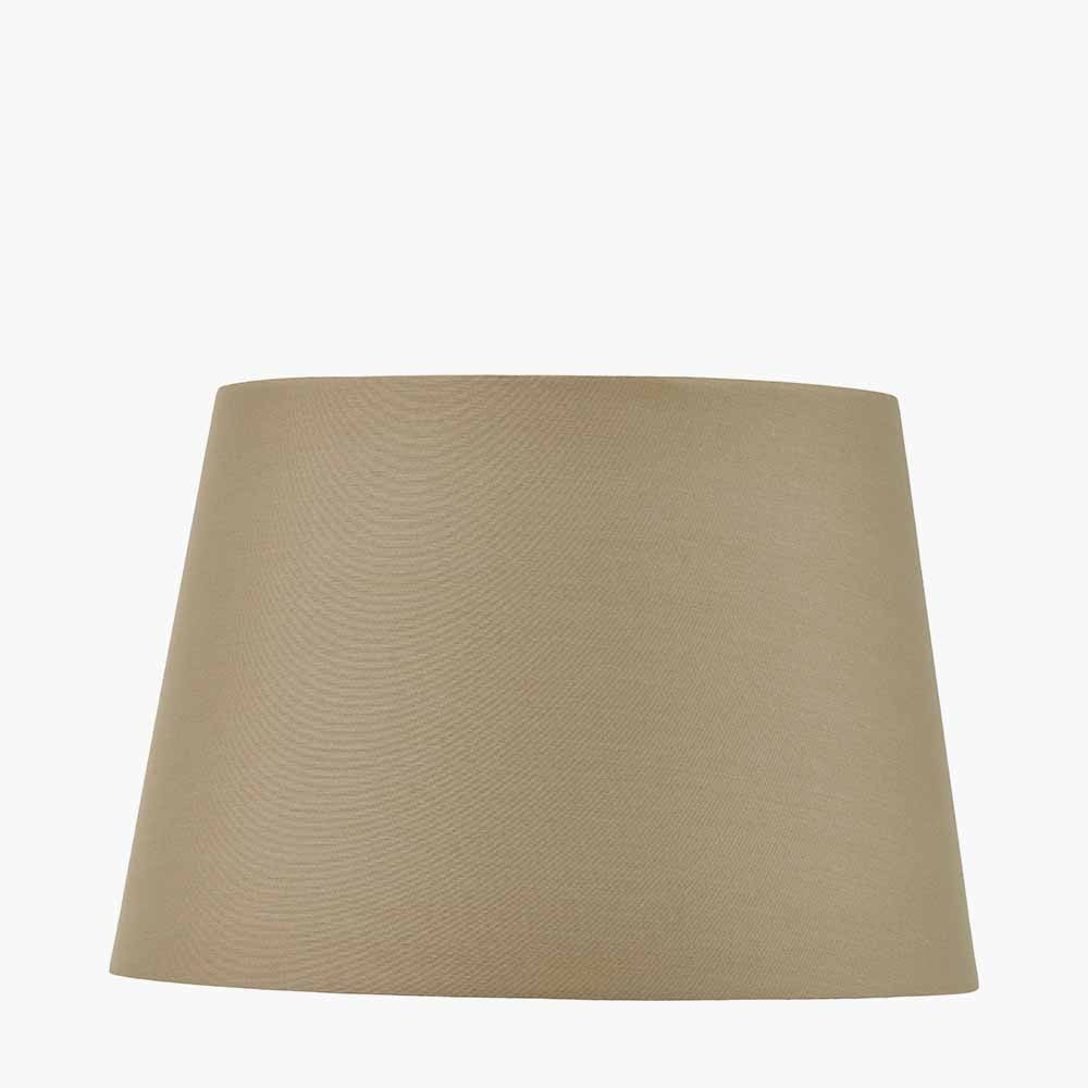 Adelaide 30cm Taupe Tapered Cotton Mix Lampshade – Timeless Warmth for Every Interior