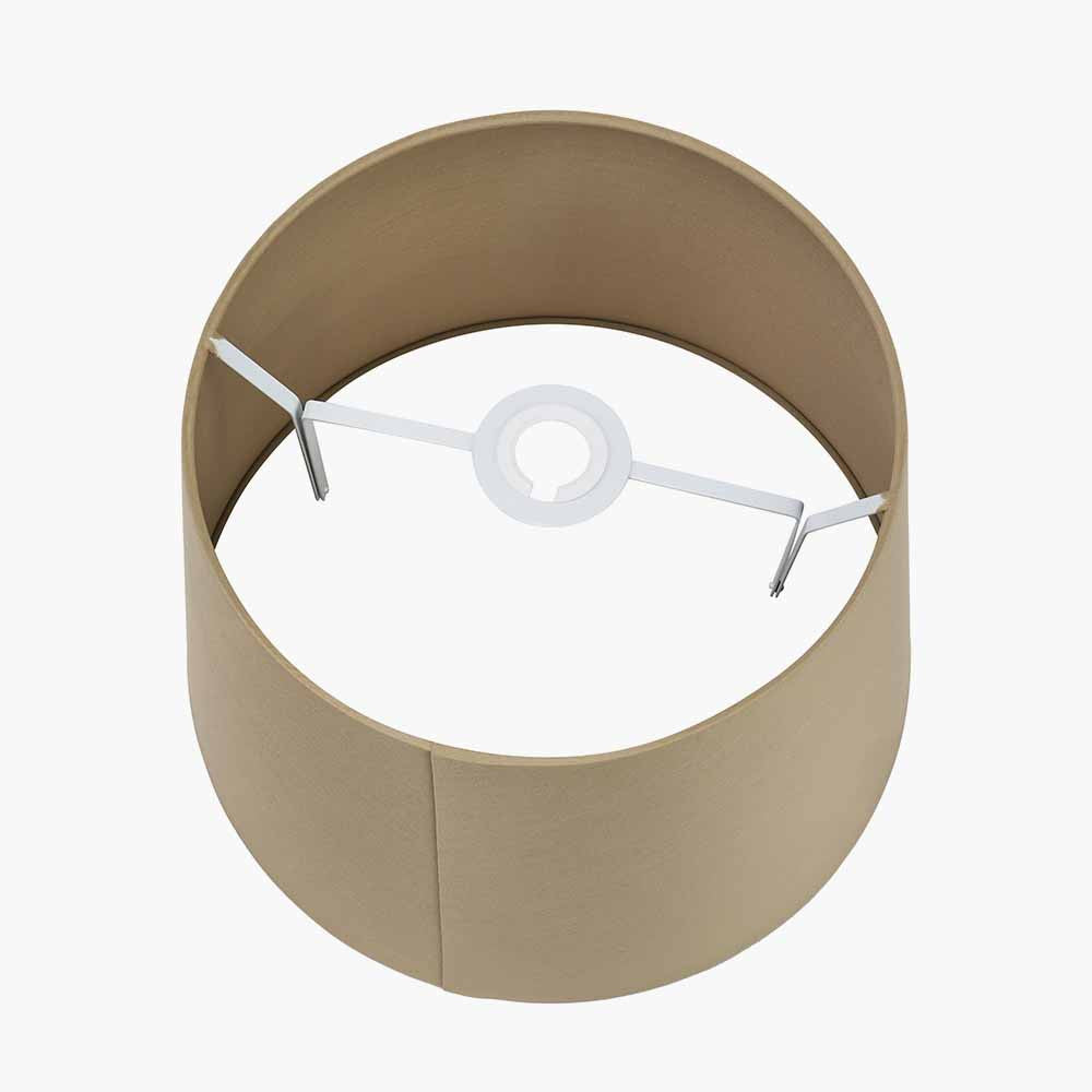 Adelaide 30cm Taupe Tapered Cotton Mix Lampshade – Timeless Warmth for Every Interior