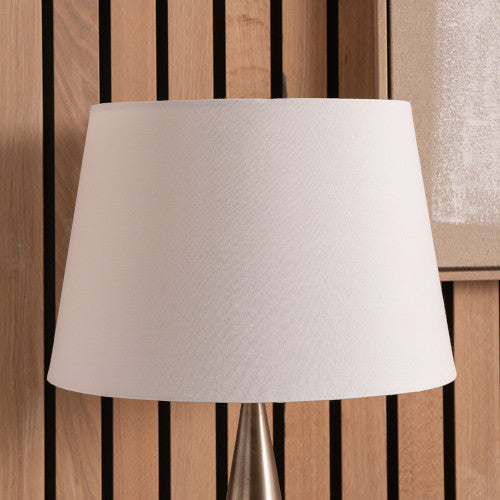 Adelaide 30cm Ivory Tapered Cotton Mix Lampshade – Timeless Elegance for Any Room