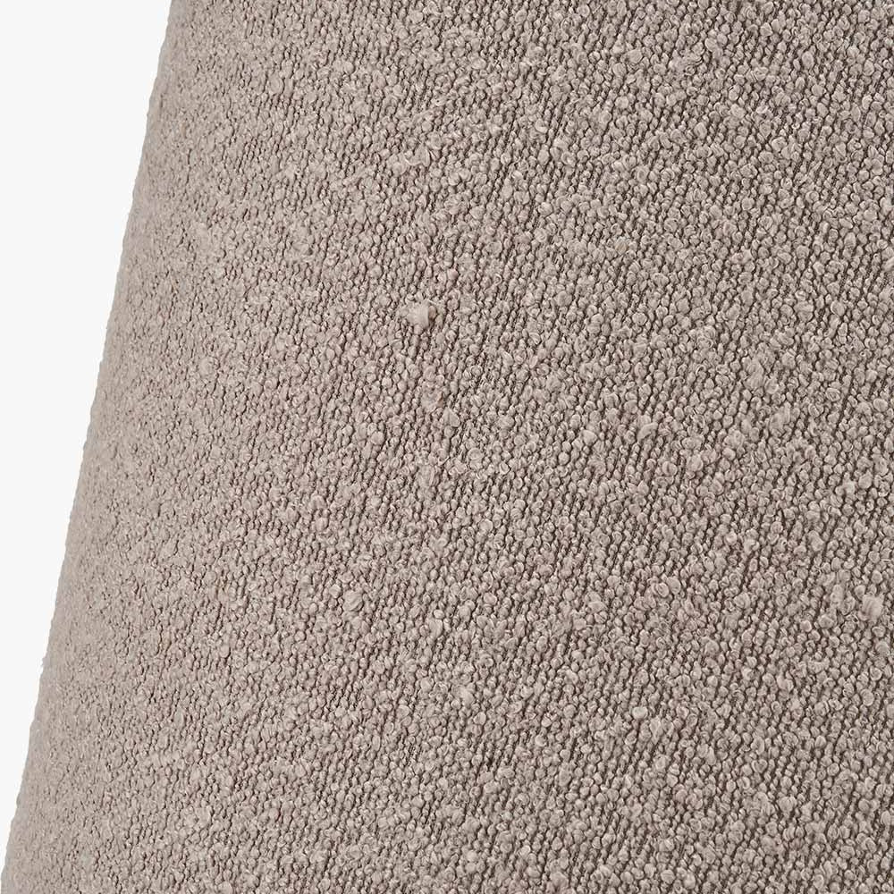 Martigues 50cm Taupe Bouclé Tapered Lampshade – Subtle Texture and Contemporary Warmth