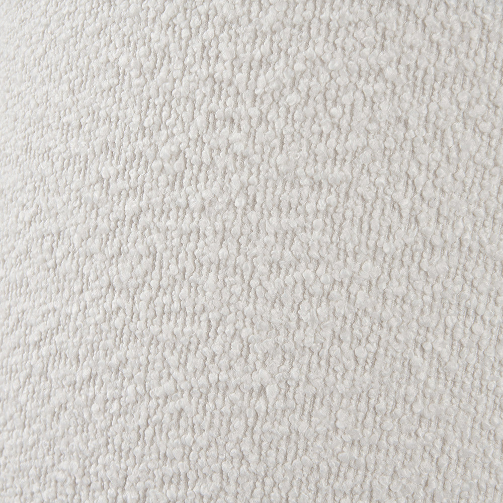 Martigues 50cm White Bouclé Tapered Lampshade – Textured Elegance for Modern Interiors