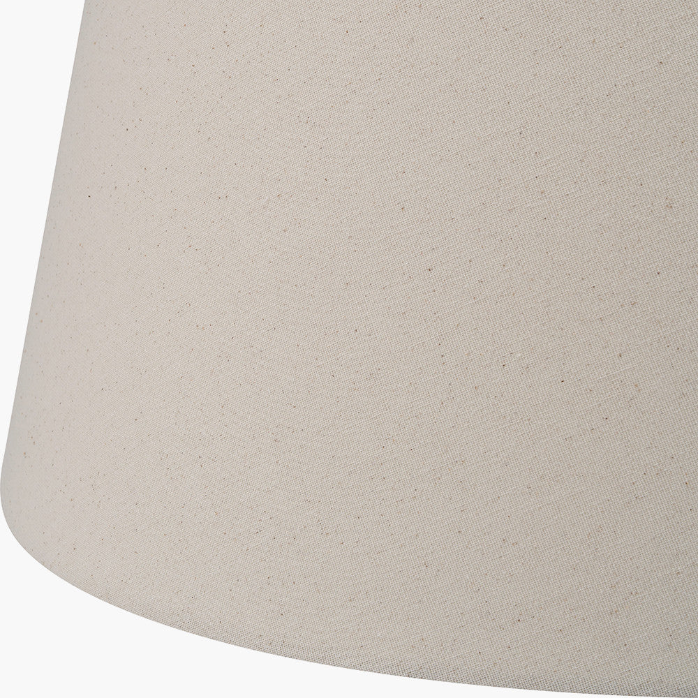 Coast 60cm Cream Calico Tapered Lampshade – Classic Neutral Shade for Timeless UK Interiors