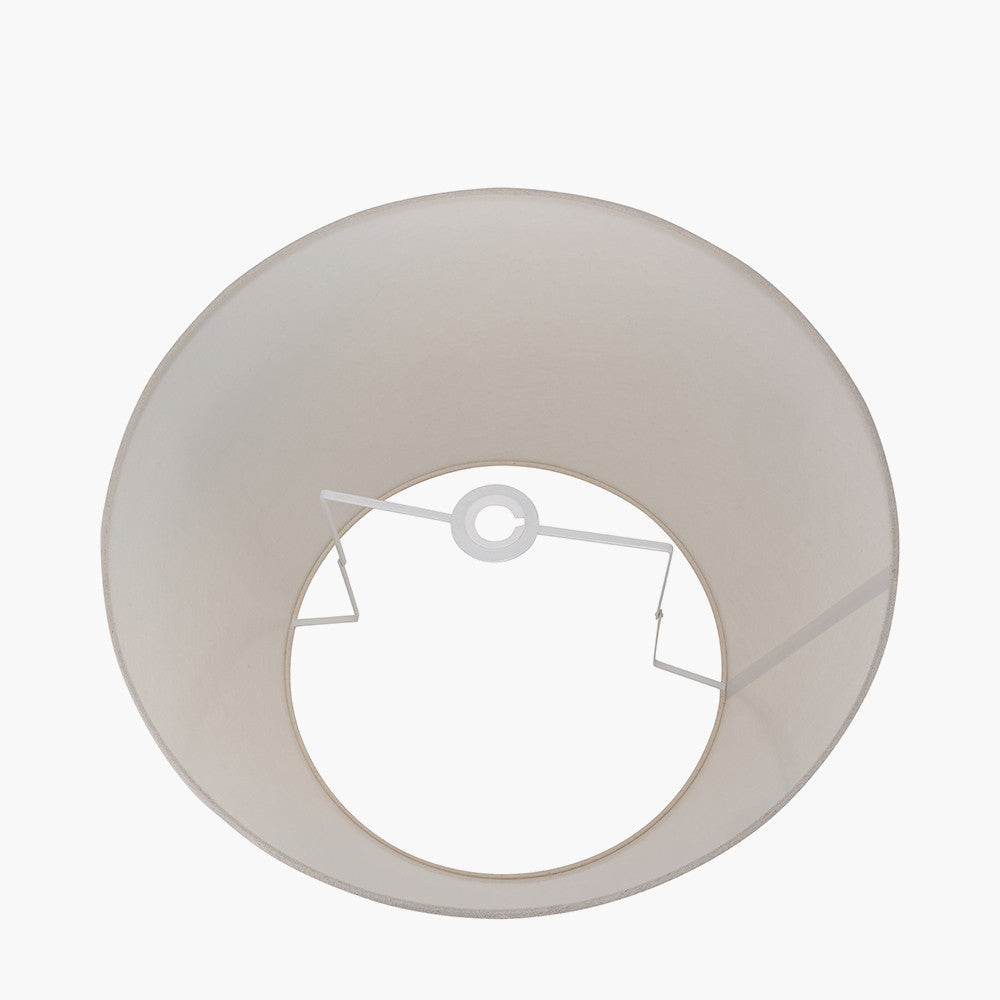 Coast 60cm Cream Calico Tapered Lampshade – Classic Neutral Shade for Timeless UK Interiors