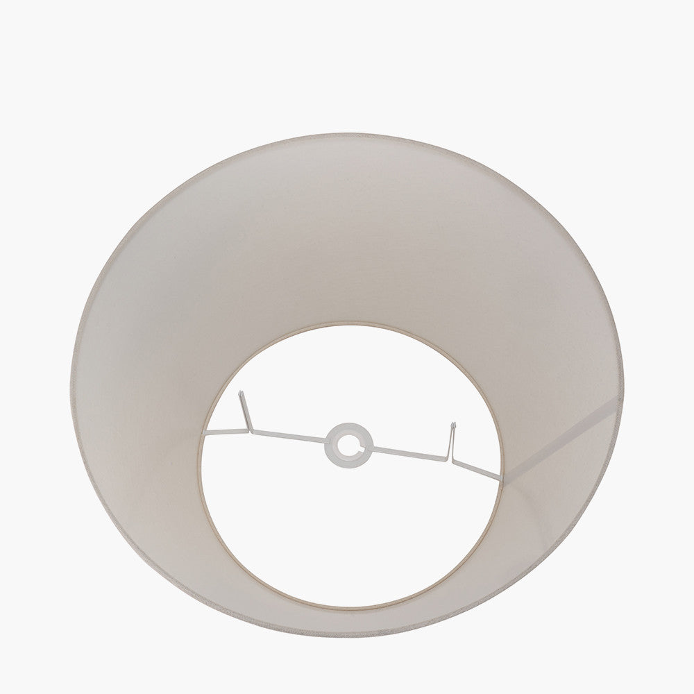 Coast 60cm Cream Calico Tapered Lampshade – Classic Neutral Shade for Timeless UK Interiors
