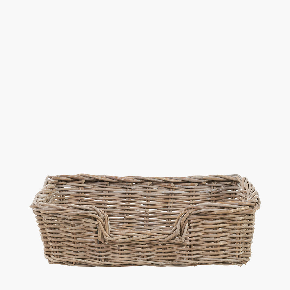 Tobs Set 5 Grey Kubu Rattan Basket Dog Beds