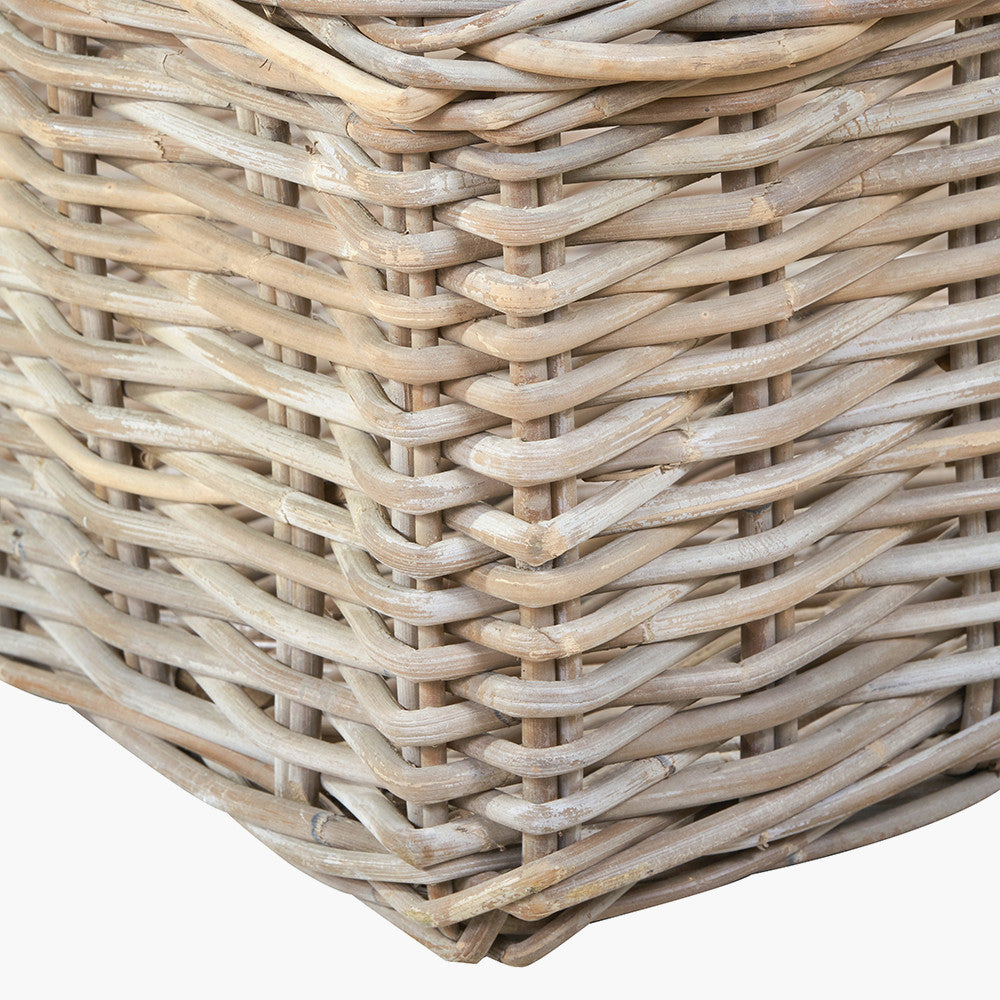 Tobs Set 5 Grey Kubu Rattan Basket Dog Beds