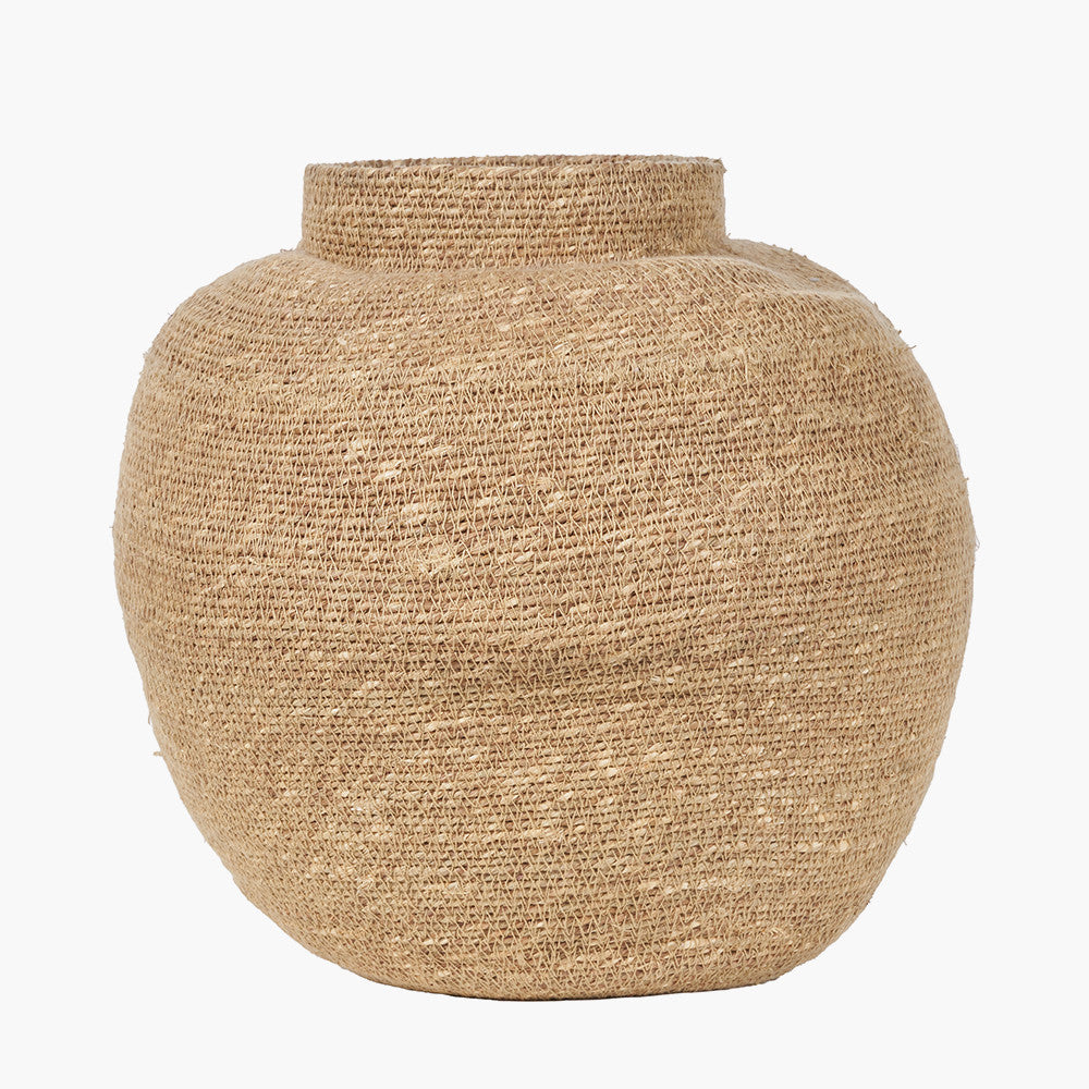Seagrass Natural Urn Shaped Basket - W36xD36xH33cm