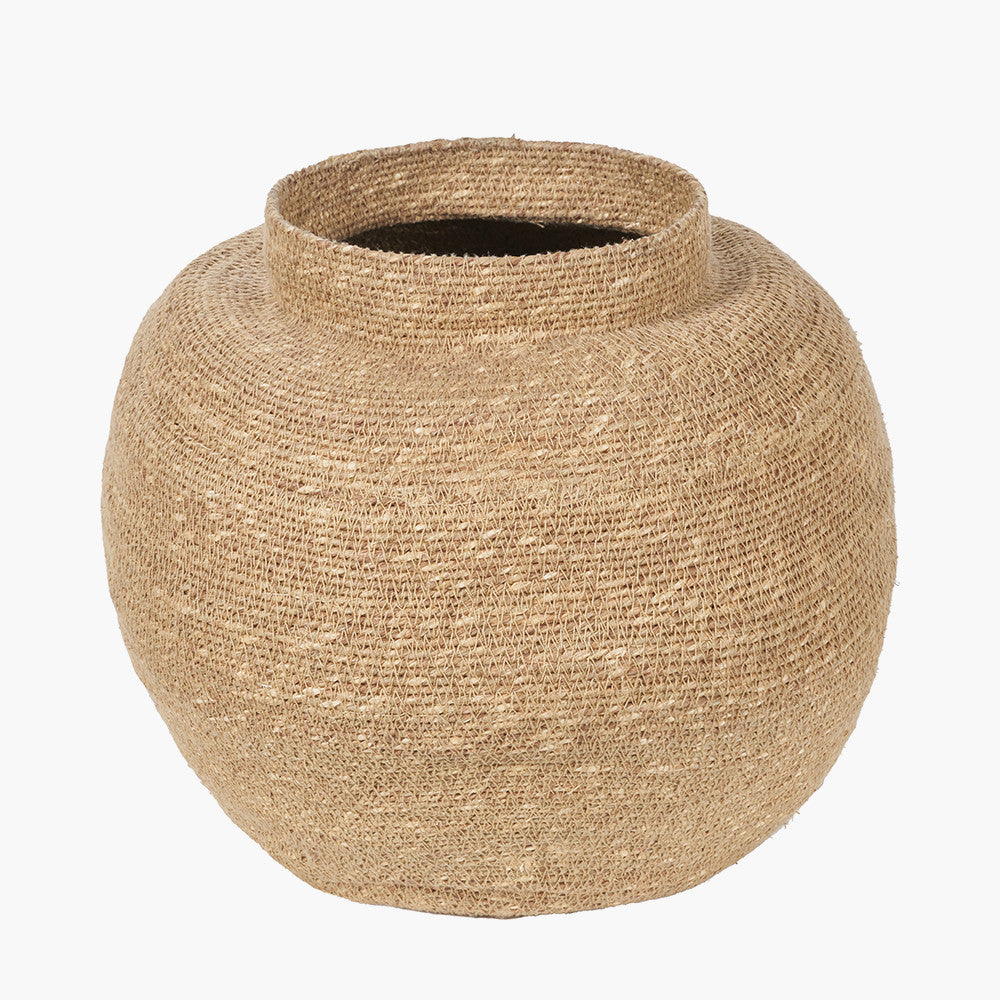 Seagrass Natural Urn Shaped Basket - W36xD36xH33cm