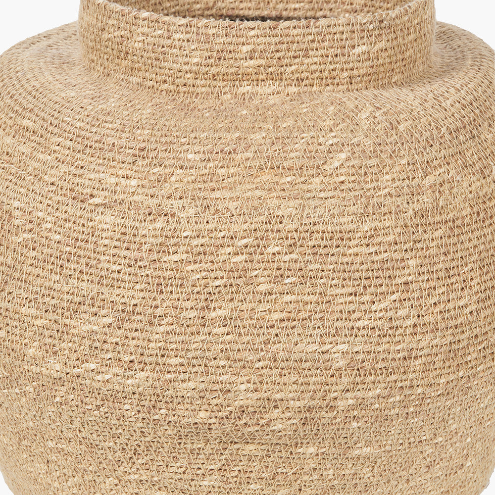 Seagrass Natural Urn Shaped Basket - W36xD36xH33cm