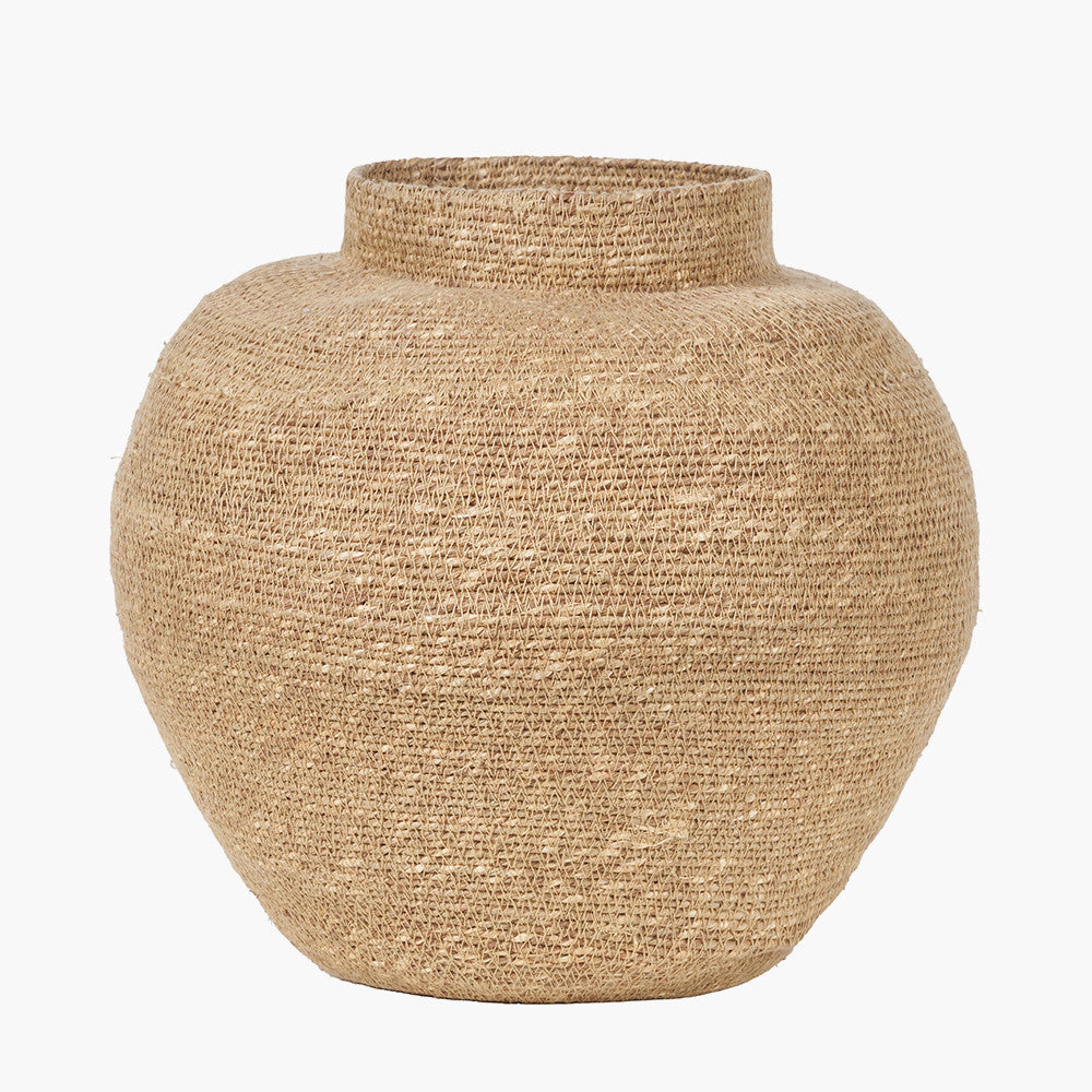 Seagrass Natural Urn Shaped Basket - W36xD36xH33cm