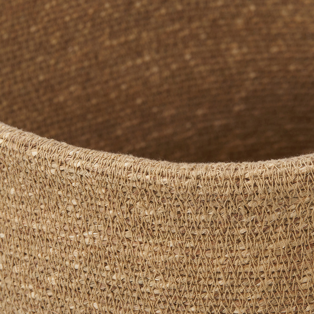 Natural Seagrass Round Basket - W34xD34xH26cm