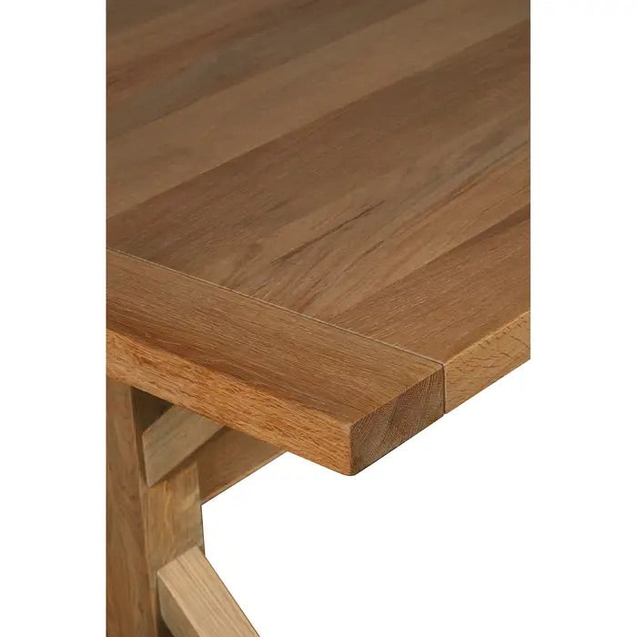 Elevate your dining room with the Rouen aged grey dining table, crafted from solid American oak this serves as a bold yet elegant centrepiece. Shop online today at www.nobleandnook.co.uk