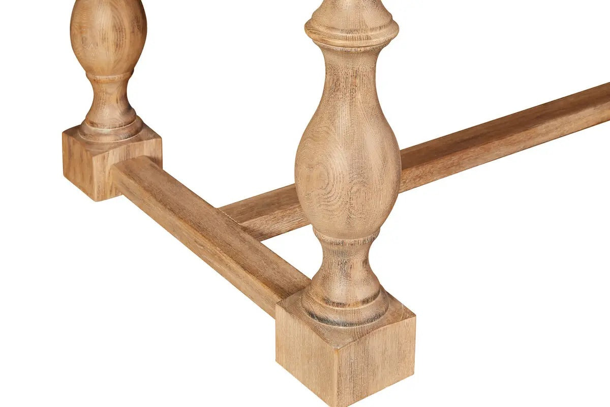 Rouen Whitewash Oak Dining Table