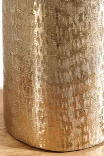 Gold Metal Hammered Vase Tall β Elegant Handcrafted Statement Piece for Modern Interiors