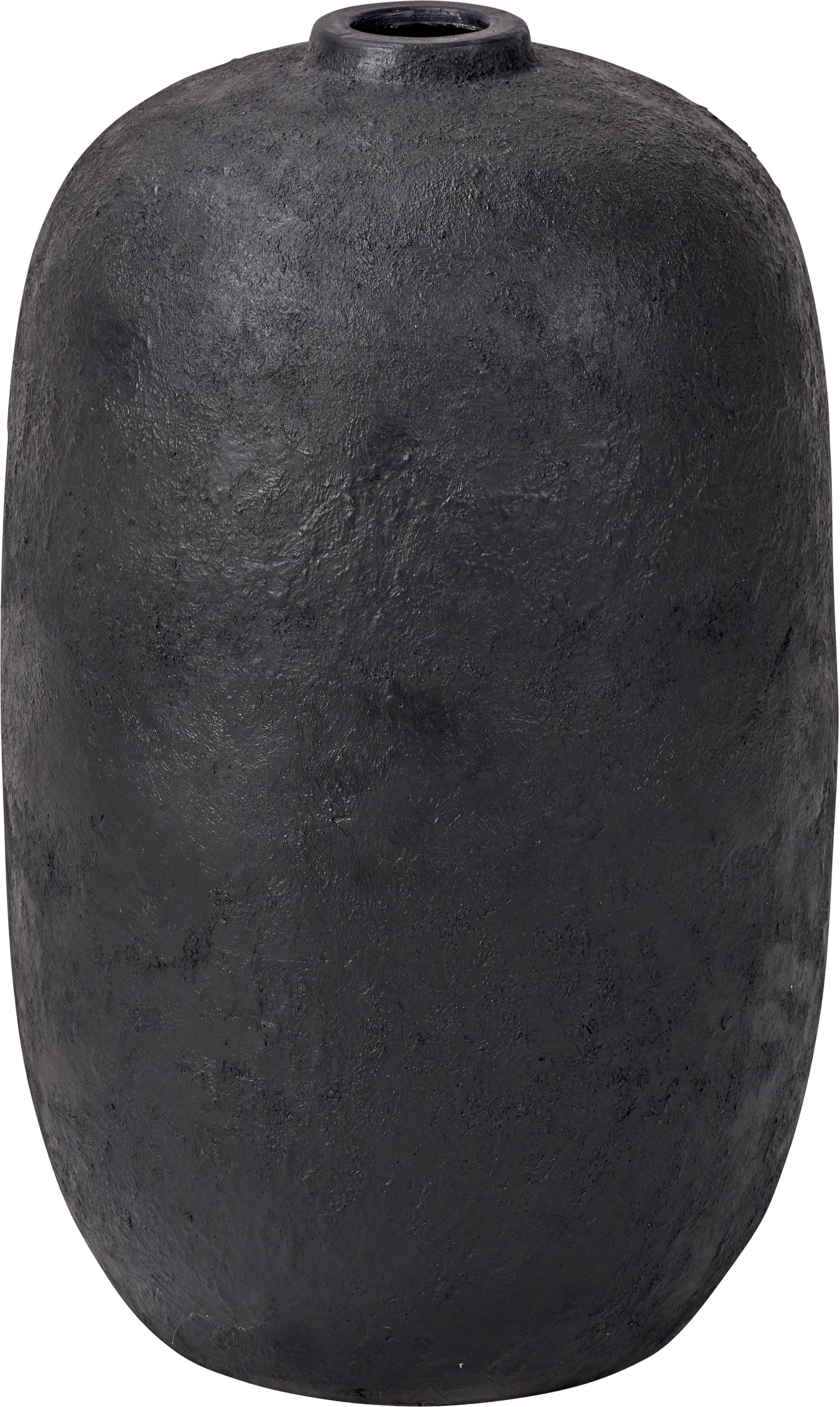 Black Fibrestone Decorative Vase Tall