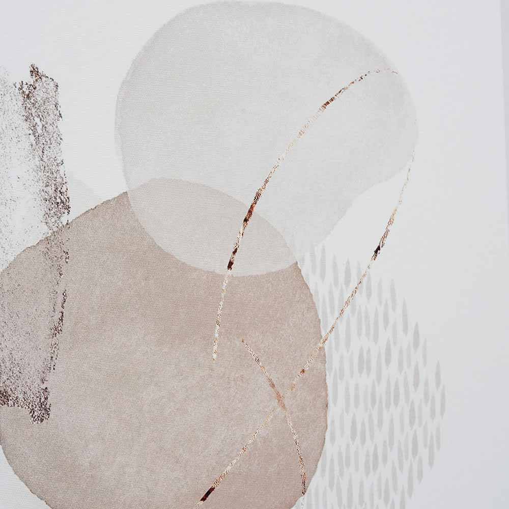 Set of 2 Natural Abstract Canvases with Natural Frame