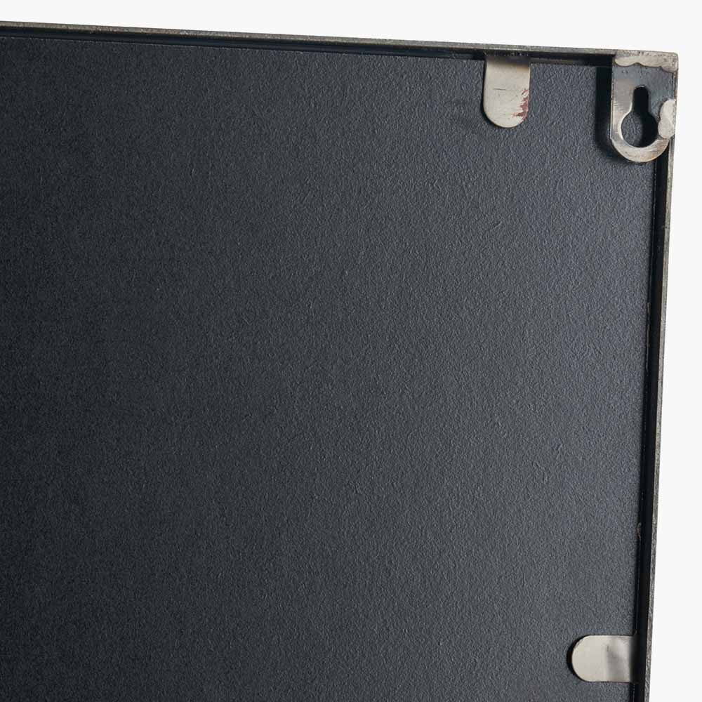 Antique Bronze Square Wall Mirror – 80cm Industrial Statement Mirror