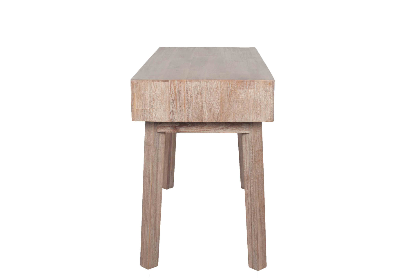 Kalmar Sand Wash Acacia Wood 2 Drawer Desk