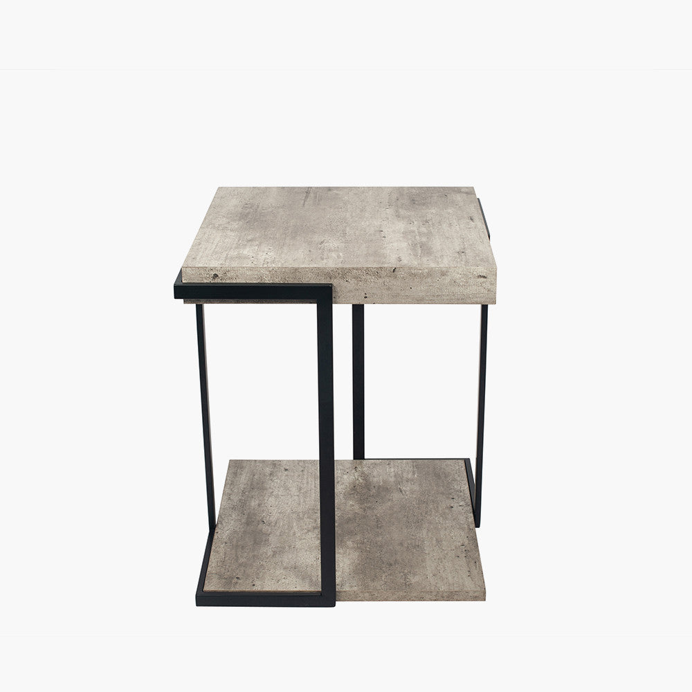 Bring sharp, contemporary styling into your space with the Jersey Side Table, perfect for use as a side table, end table, or even a compact display stand. Available today at www.nobleandnook.co.uk