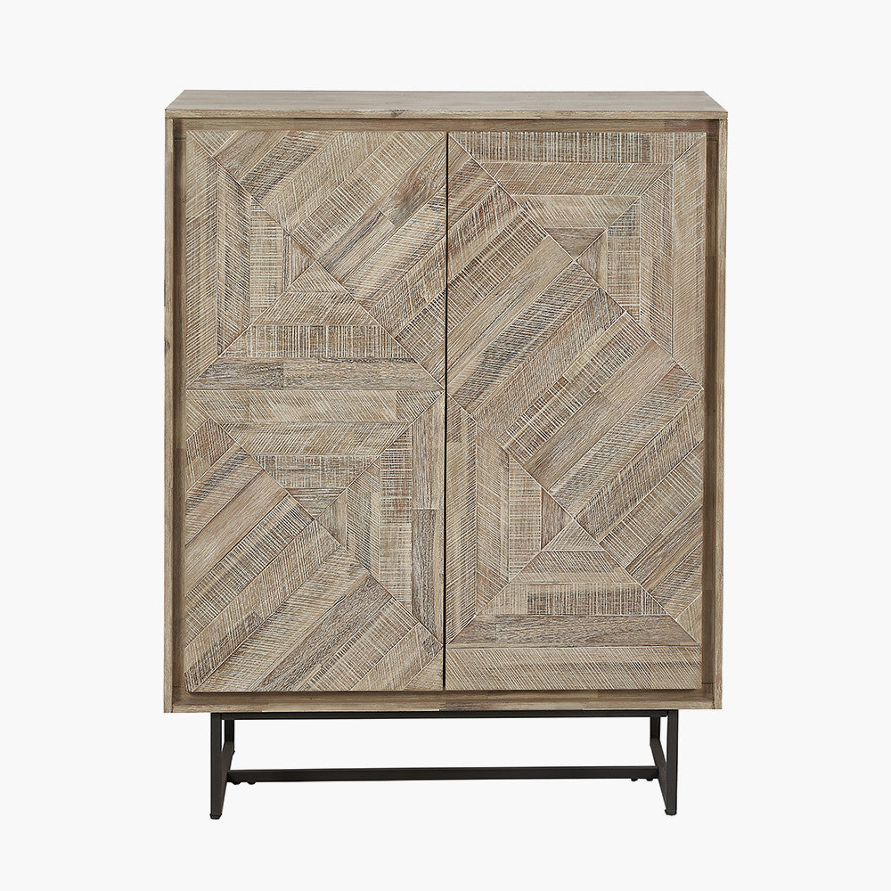 Shop the Marca Bar Cabinet. Crafted from sand-washed acacia wood and sleek black metal. Perfect for stylishly storing your favourite drinks. Shop online today at www.nobleandnook.co.uk