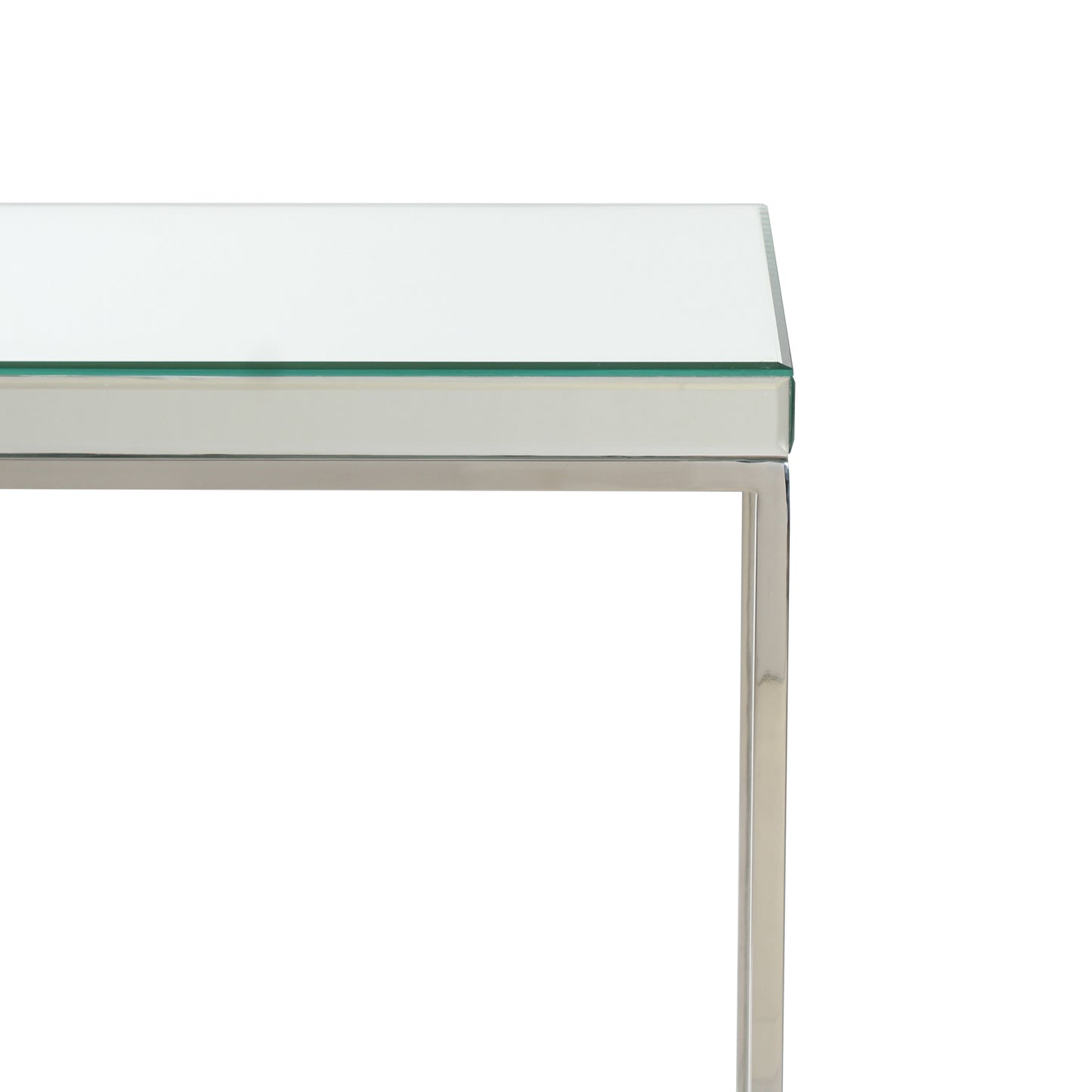 Elysee Mirrored Glass Console Table
