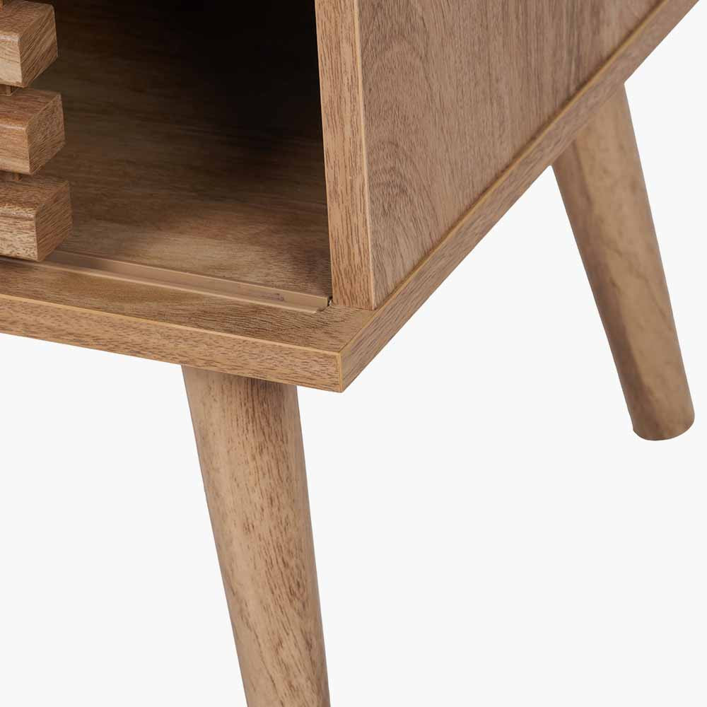 Enhance your living space with the Larvik Natural Wood Sideboard, a perfect blend of Scandinavian-inspired design and practical storage. Shop online today at www.nobleandnook.co.uk