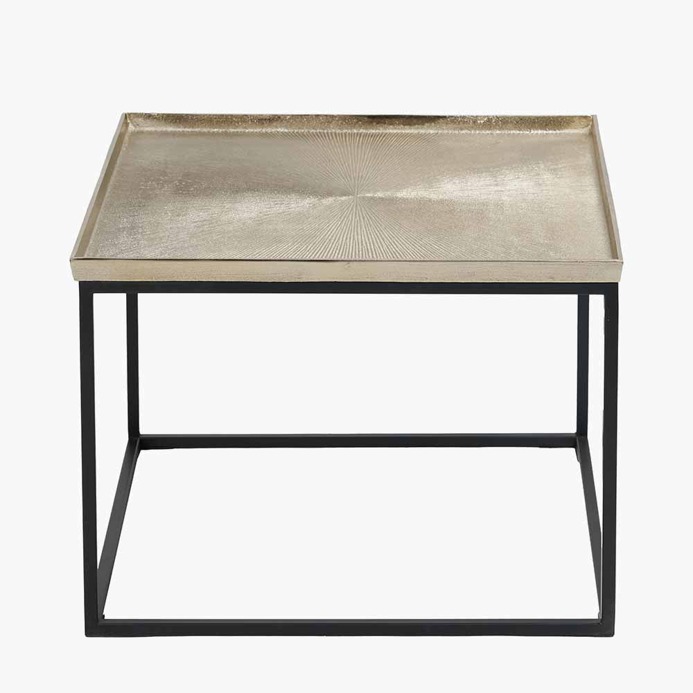 Luxurious Gold Cast Metal Top, adds instant glamour and a refined, boutique feel to your living room. Handcrafted in India. No Assembly Required. Perfect for modern apartments, lounges, or reception spaces