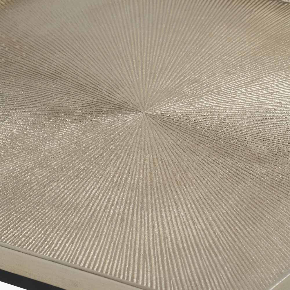 Luxurious Gold Cast Metal Top, adds instant glamour and a refined, boutique feel to your living room. Handcrafted in India. No Assembly Required. Perfect for modern apartments, lounges, or reception spaces