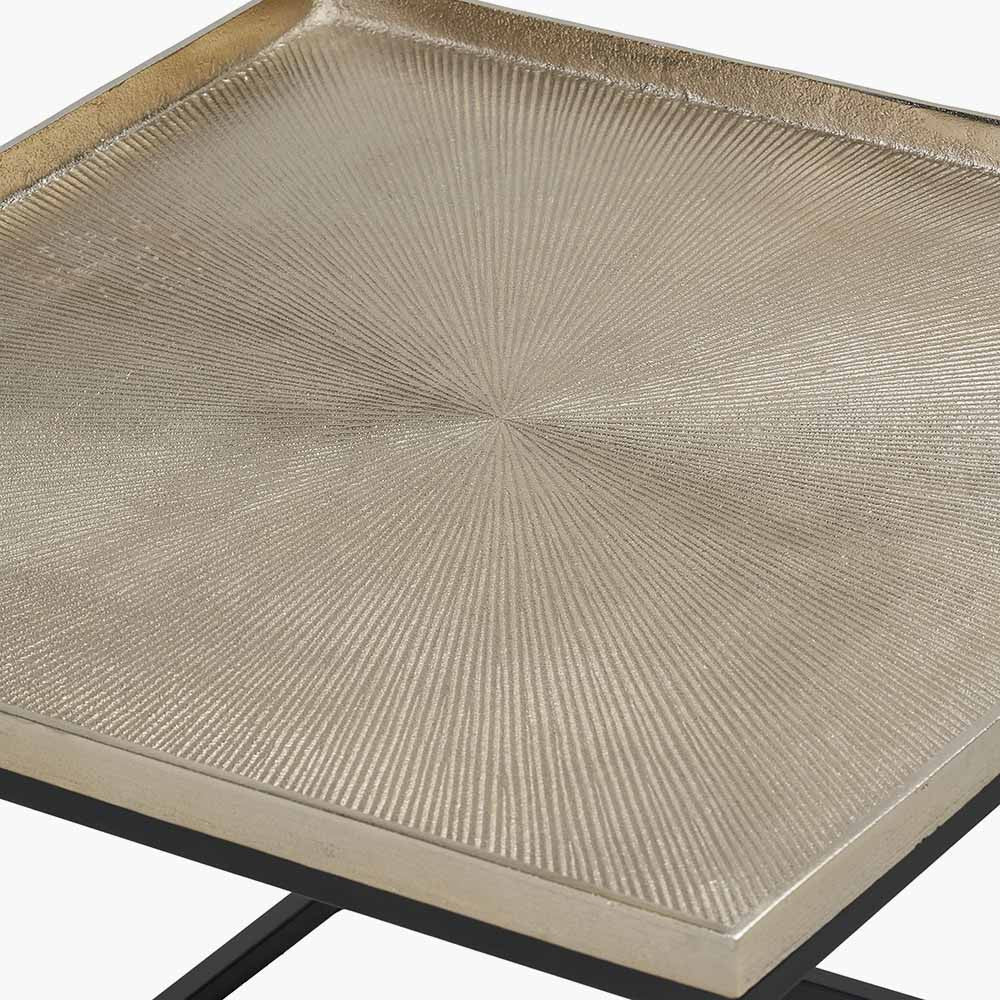 Luxurious Gold Cast Metal Top, adds instant glamour and a refined, boutique feel to your living room. Handcrafted in India. No Assembly Required. Perfect for modern apartments, lounges, or reception spaces