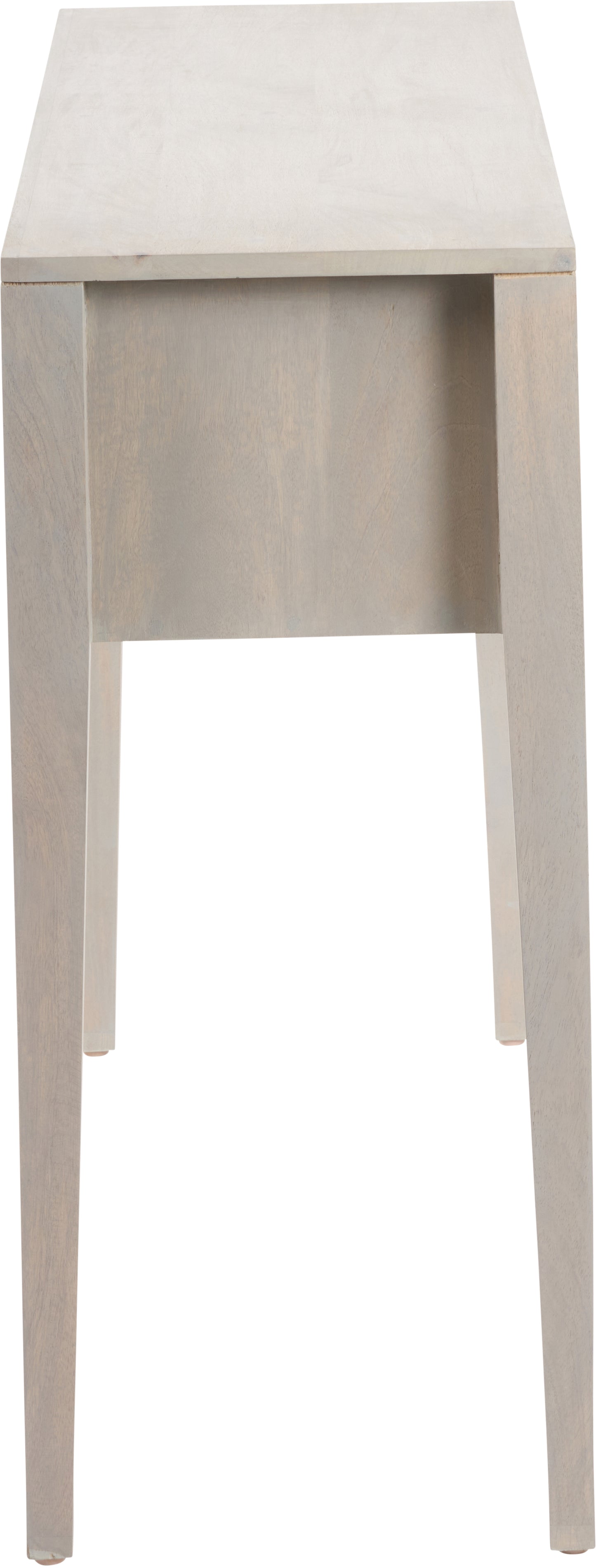 Khao Light Grey Mango Wood 1 Drawer Console Table