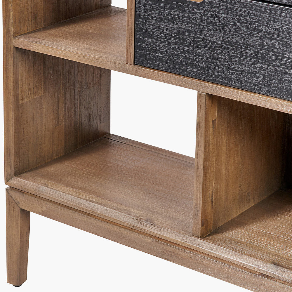 Elevate your interior with the Gio 7 Niche Shelf Unit, a perfect harmony of form and function. W100xD35xH180cm. No Assembly Required. Available today at www.nobleandnook.co.uk