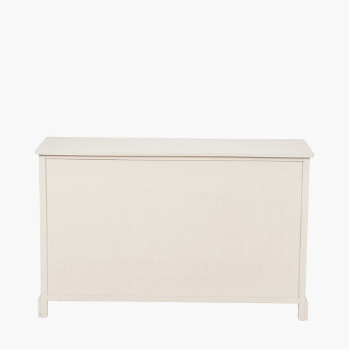 Croft Linen Pine Wood 3 Door 3 Drawer Unit – Classic Sideboard Storage for Elegant Homes
