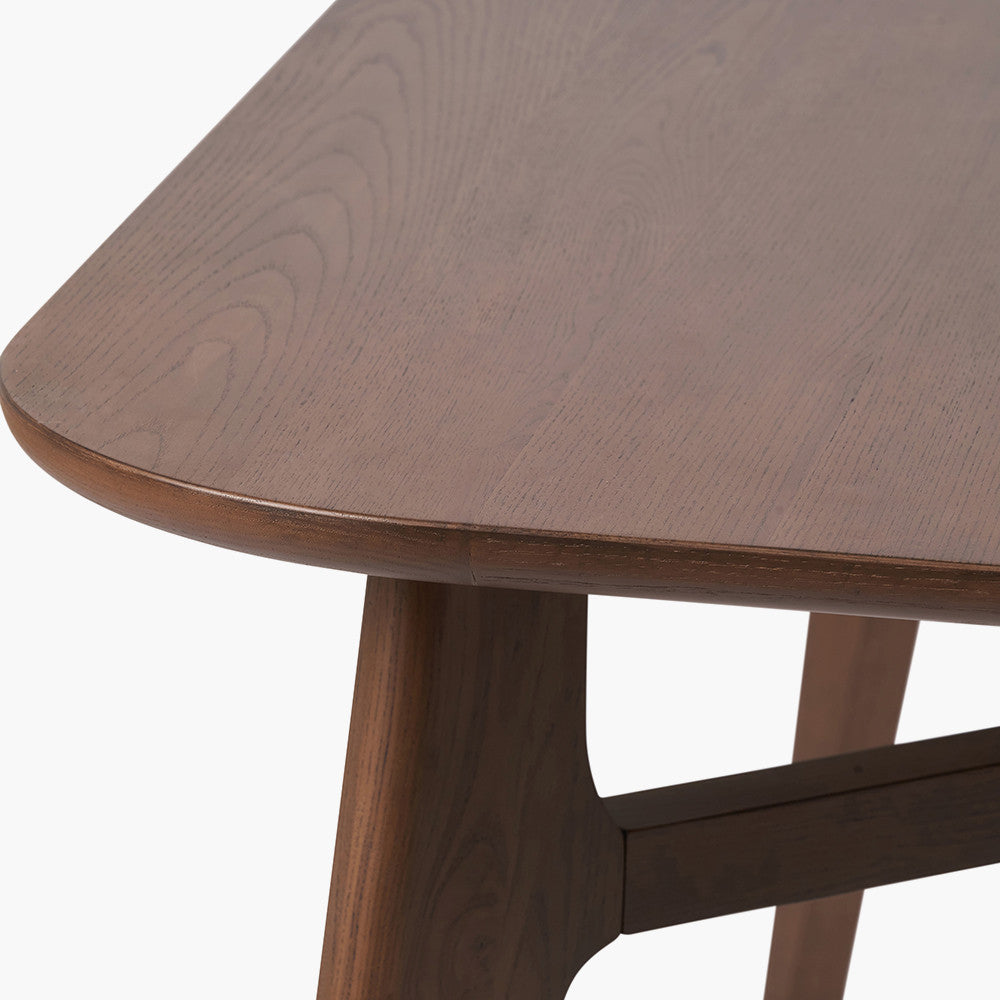 Shop the Elias Dining Table and 6 matching Chairs, blending minimalist elegance with Scandinavian-inspired design. Expertly crafted from solid ash wood with a stylish on-trend dark finish. Shop online today at www.nobleandnook.co.uk