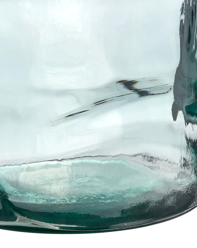 Clear Recycled Glass Bottle Vase