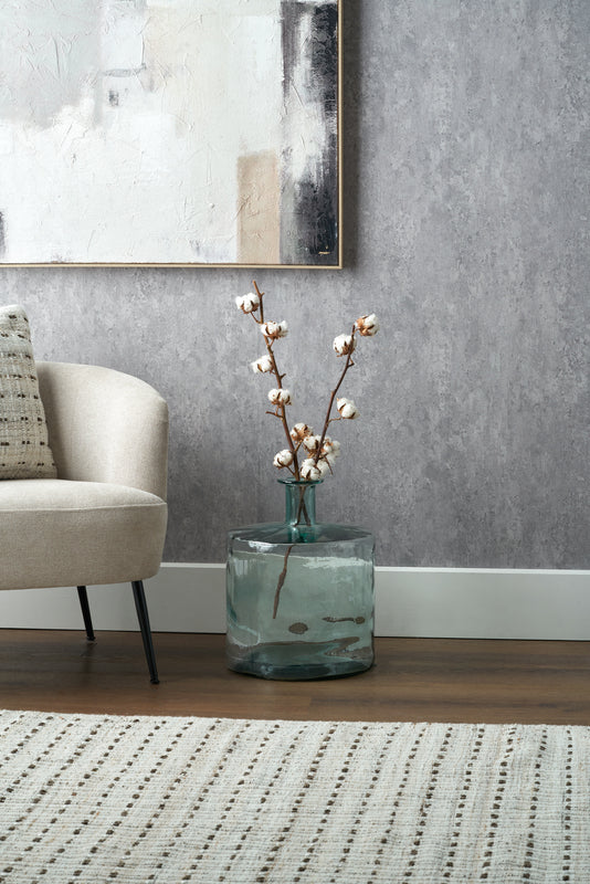 Clear Recycled Glass Bottle Vase
