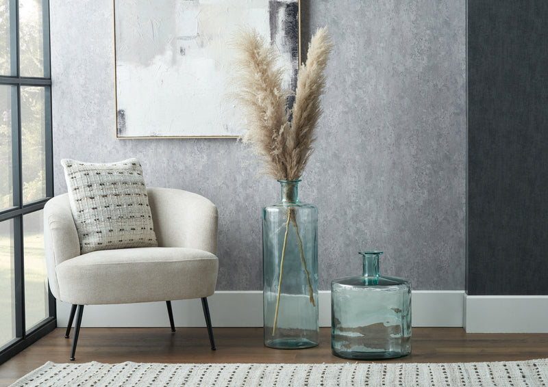 Clear Recycled Glass Bottle Vase