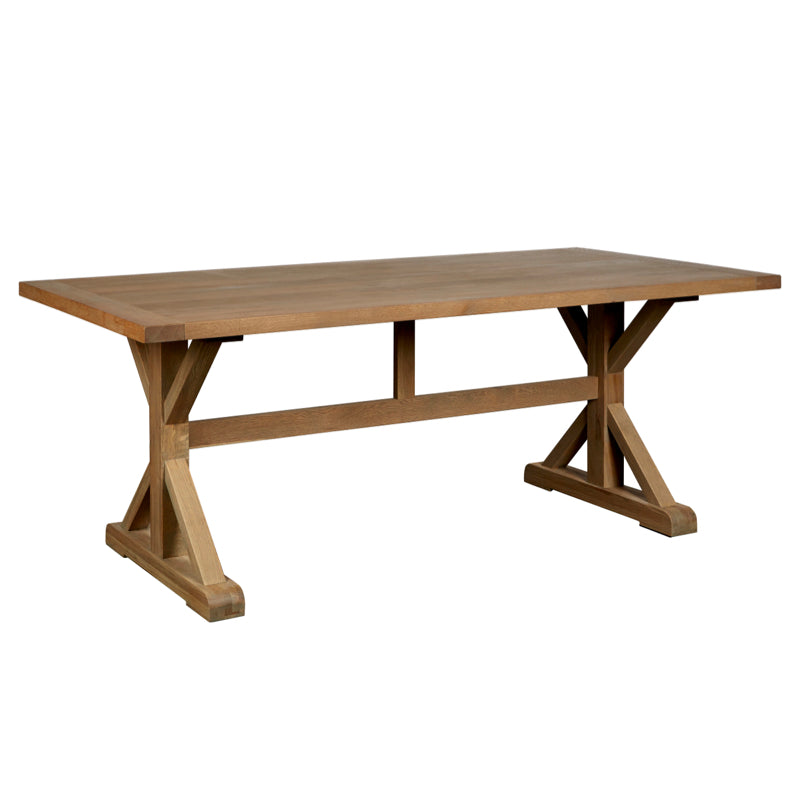 Rouen Rectangular Aged Grey Dining Table