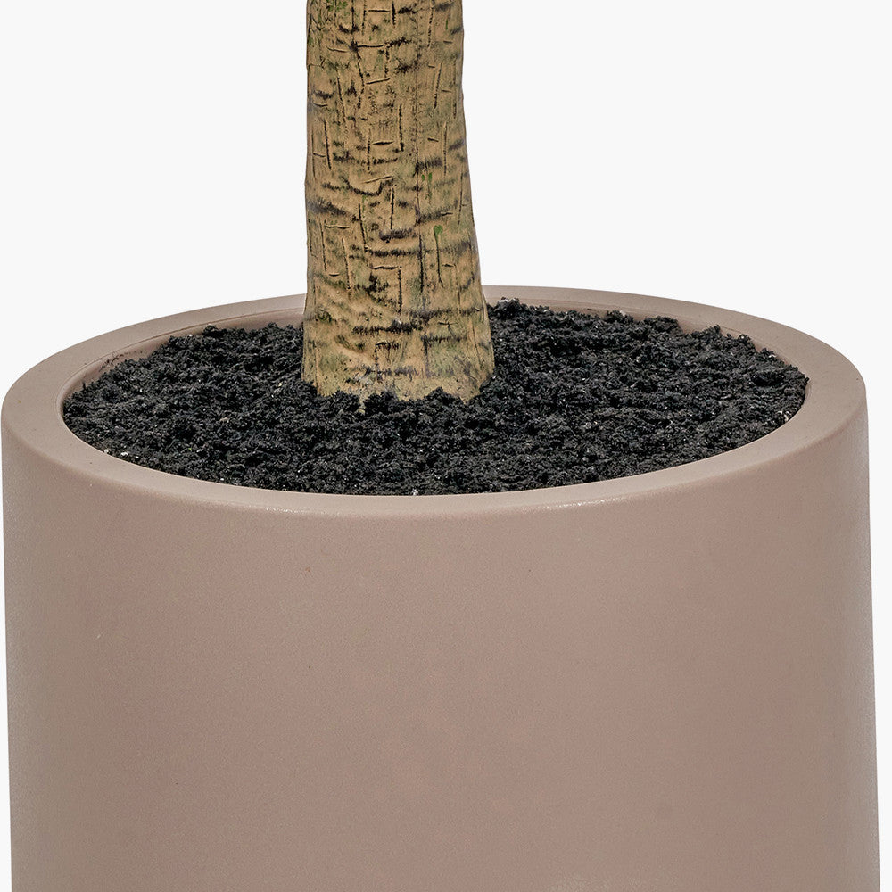 Large Faux Olive Tree in Taupe Pot – 210cm Artificial Indoor Plant