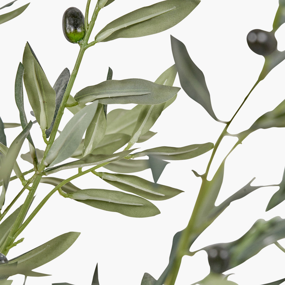 Large Faux Olive Tree in Taupe Pot – 210cm Artificial Indoor Plant