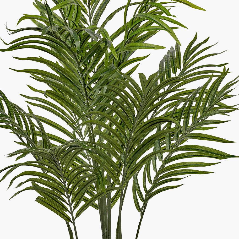 Artificial Areca Palm Plant in Pot – 120cm Tall Faux Indoor Palm Tree