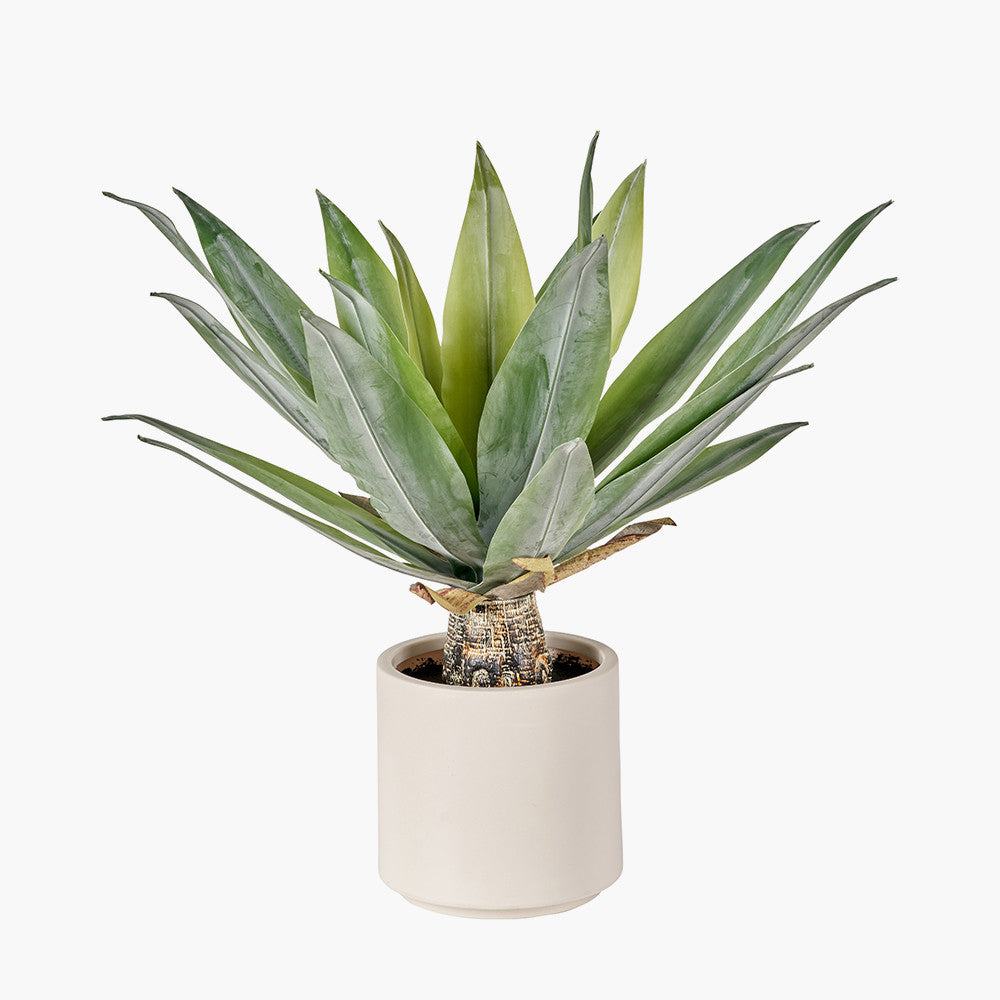 Artificial Agave Plant in Pot – 53cm Faux Succulent for Indoor & Outdoor Use