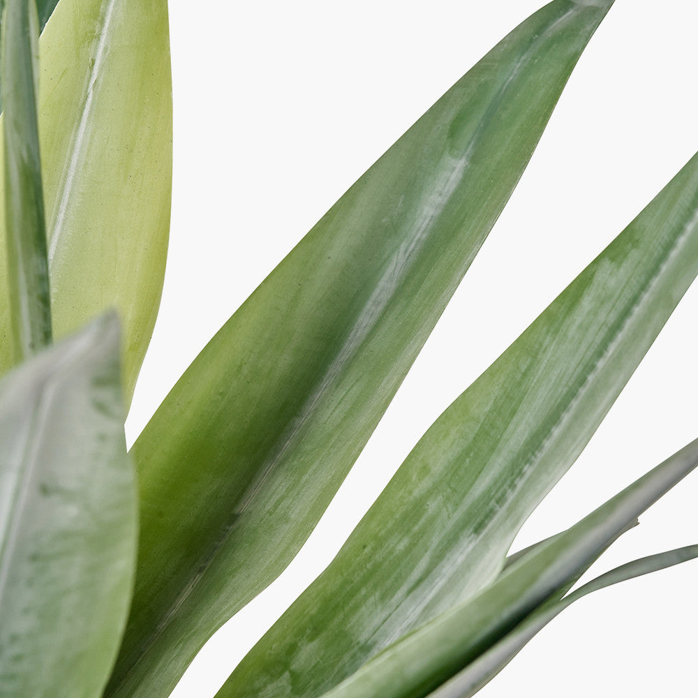 Artificial Agave Plant in Pot – 53cm Faux Succulent for Indoor & Outdoor Use