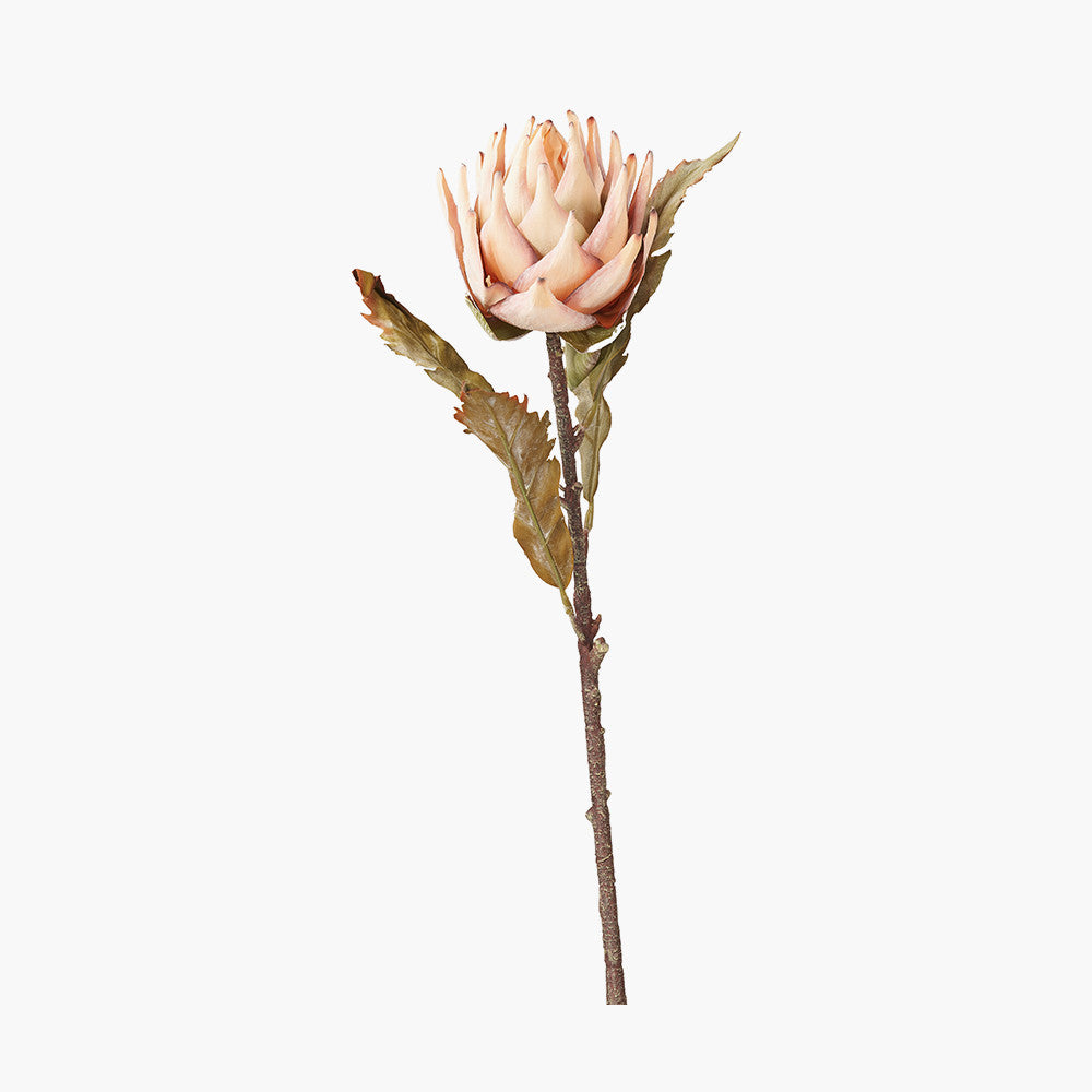 Apricot Lotus Artificial Flower Stems – Pack of 6 Faux Luxury Blooms