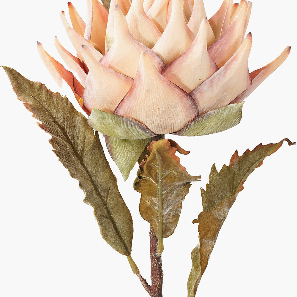 Apricot Lotus Artificial Flower Stems – Pack of 6 Faux Luxury Blooms
