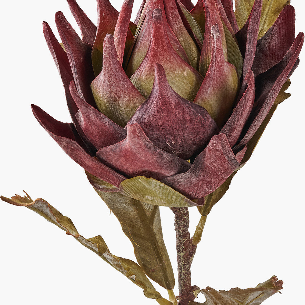 Mulberry Lotus Artificial Flower Stems – Pack of 6 Faux Floral Décor