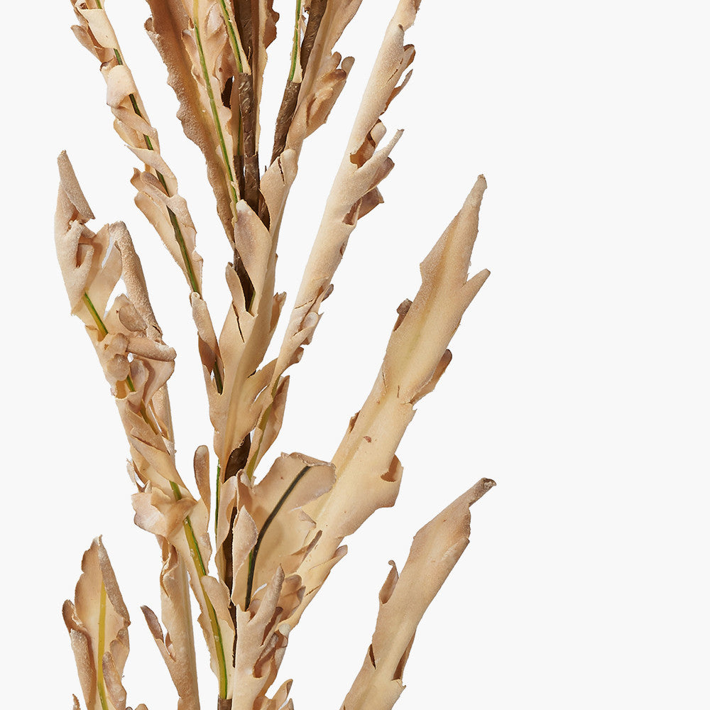 Natural Apricot Autumn Leaf Faux Stem Pack of 6 – Elegant Seasonal Foliage
